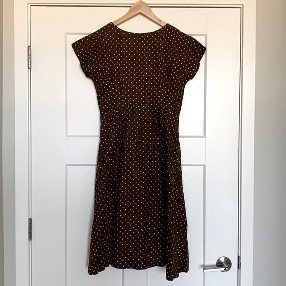 Vintage Cotton Polka Dot Dress - Picture 6 of 9